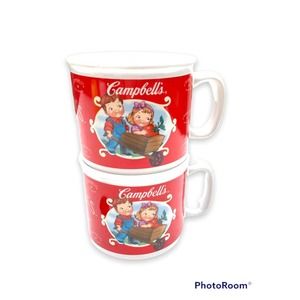 VTG Campbells Soup Company Mug Bowl 2002 Dishwasher Microwave Safe 14 ounce